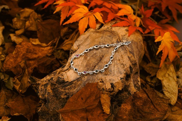 火の粉チェーンブレスレットw/ルビー17cm￥52,800(税込)&nbsp; ※20㎝もございます。