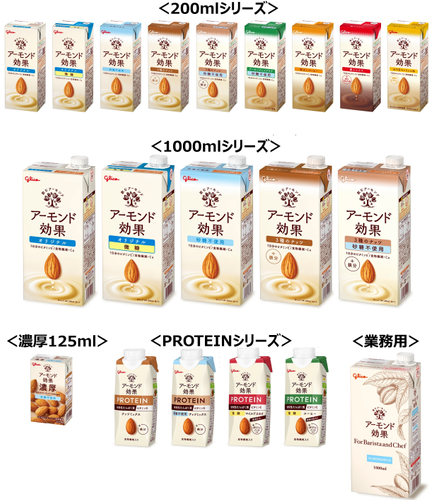 江崎グリコ株式会社 アーモンドミルク一覧
