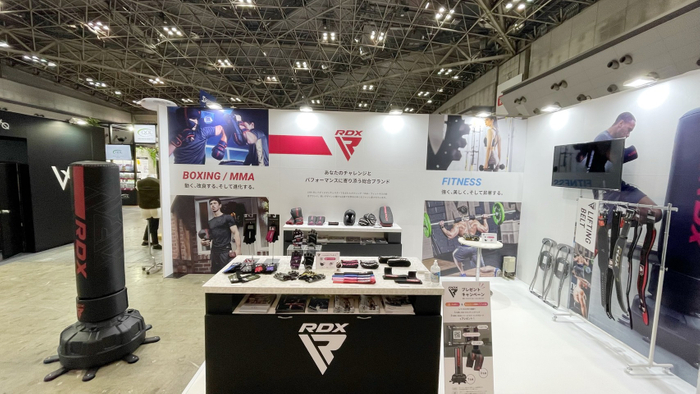 2022年夏に実施した展示会SPORTICのブース