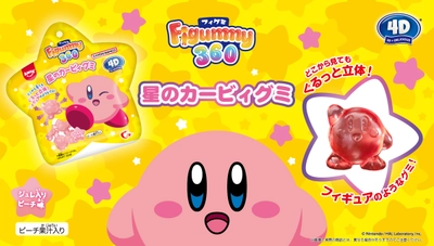 まるでフィギュアなグミシリーズ 『Figummy360星のカービィ』新発売！ 人気インフルエンサー「しなこ」とのコラボ動画も公開！