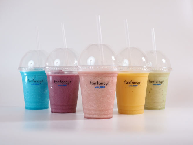 ▲fancy smoothie(ファンシースムージー) 全5色 680円 税込 ※お好きな色をお選びいただけます。