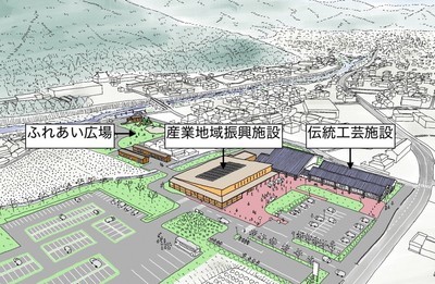 「道の駅おがわまち」全体図