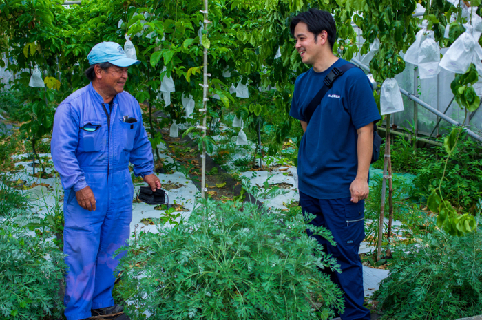 地元農家と連携