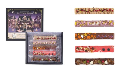 チョコレートでできた目玉、メレンゲでできた黒猫をトッピング。ハロウィンらしい賑やかなお菓子です!