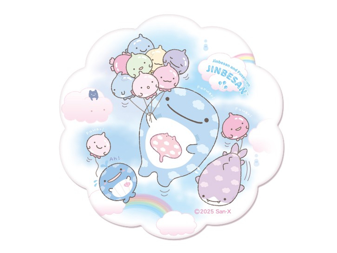 じんべえさん10周年記念デザインコースター（紙製／非売品）