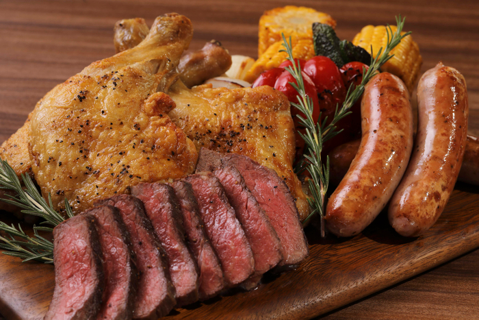 BBQ定番の食材が揃ったレギュラーメニュー