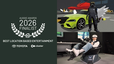 クラスター、トヨタ自動車株式会社と共創した「爆創クラブ Portable LBE Edition」が世界最大級のXRアワード「2026 Auggie Awards」Best Location-Based Entertainment部門のファイナリストに選出