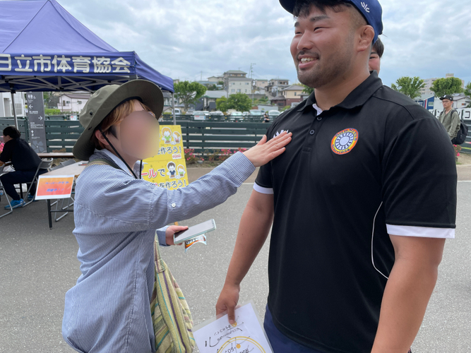 筋肉&ldquo;タッチ&rdquo;体験