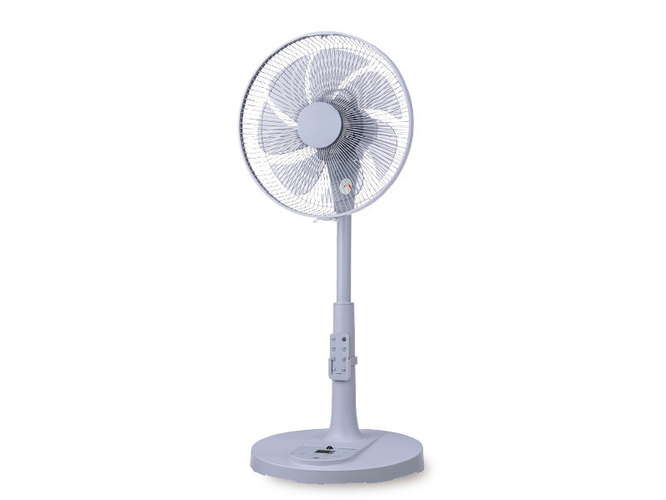 温度センサー付きDCモーター扇風機、新色のパープル。