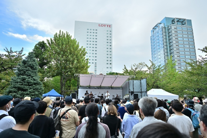 2024年度の錦糸公園パークステージでのイベントの様子