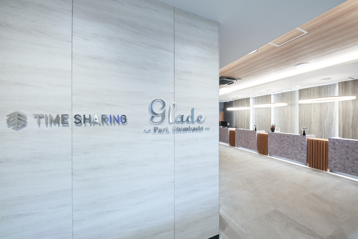 TIME SHARING・グレイドパーク新橋駅前（銀座口）1階受付・外観