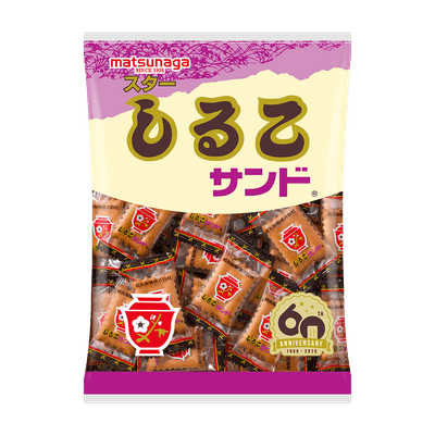 スターしるこサンド110g　60周年記念パッケージ