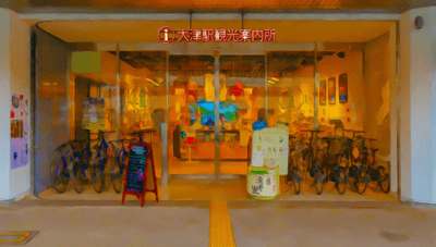 大津駅観光案内所OTSURY|外観