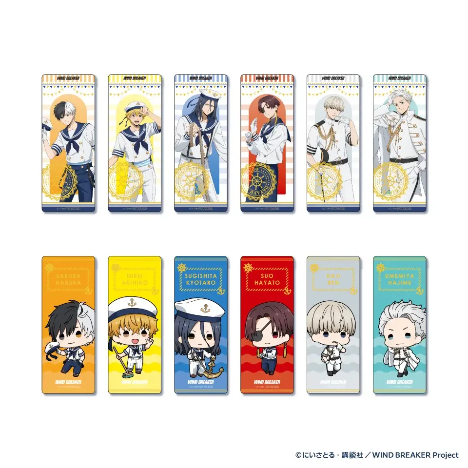 ▲箔押しクリアしおり（全12 種）配布期間：6/14（土）～6/29（日）