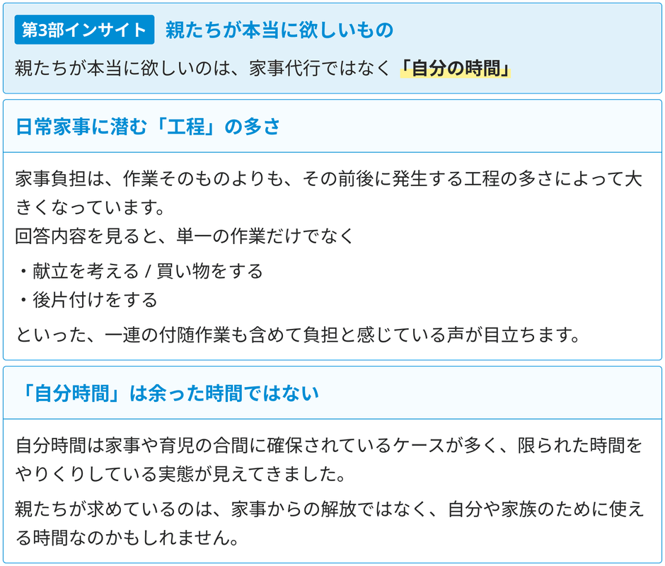 親たちが本当に求めていたものとは