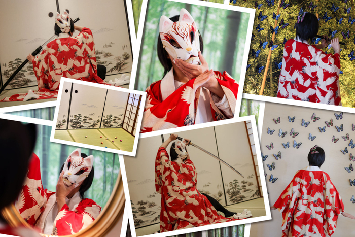 和風エリアは刀のお持込も可能（110cmまで）