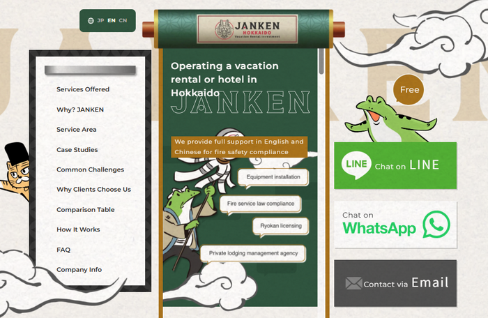 Operating a vacation rental or hotel in Hokkaido