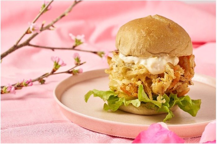 駿河湾桜えびかき揚げバーガー