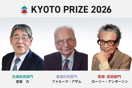第41回(2026)京都賞受賞者決定