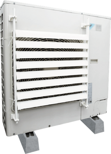 業務用室外機ルーバー　ルーバー下向き