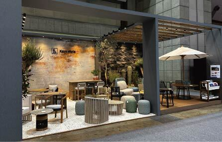 前回会開催時のKayu style展示ブースをプランニング