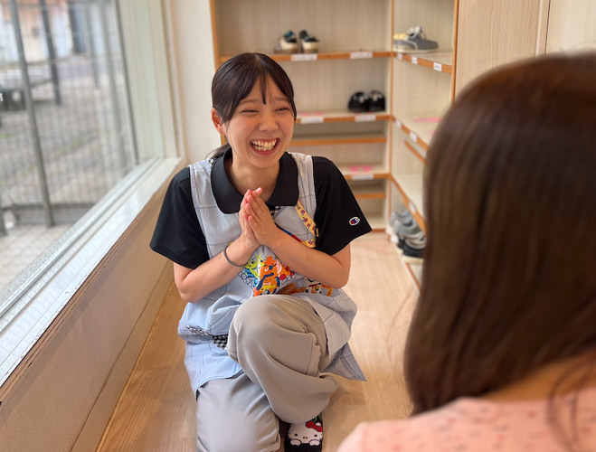 保護者対応の様子