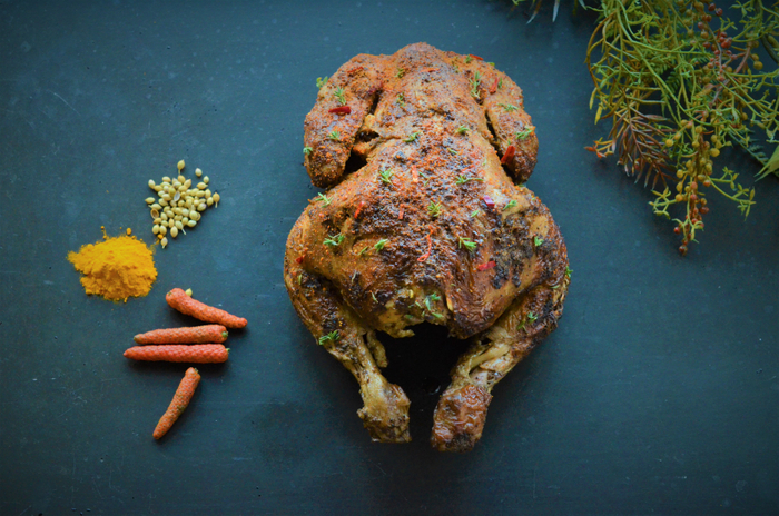 Spice rubbed roast chicken (4,200円 税込)
