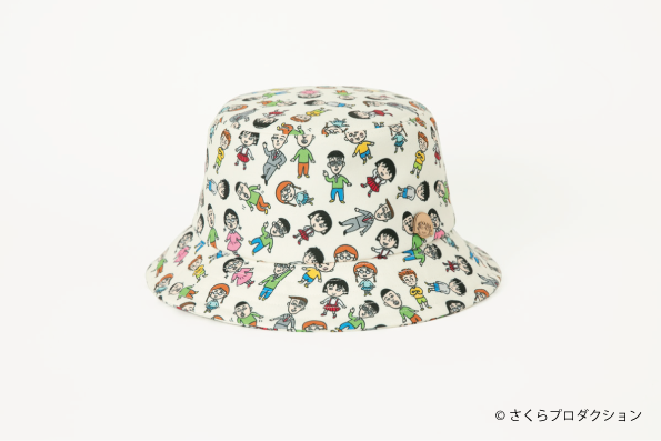 ちびまる子ちゃん &times; CA4LA 総柄バケットハット