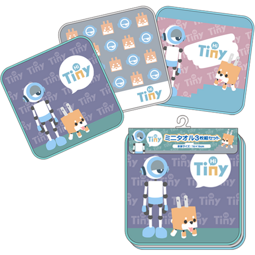 ミニタオル 3枚セット 1,100円