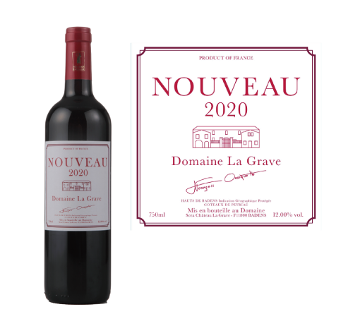 ラ・グラーヴ・ヌーヴォー 赤 2020