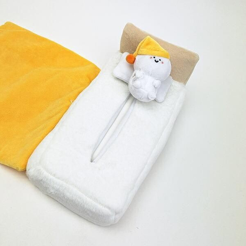 お文具といっしょティッシュカバー、クッション