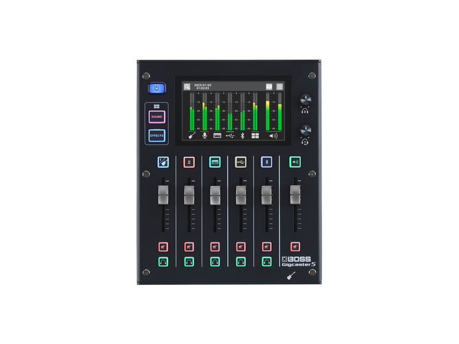 『Gigcaster 5』トップ・パネル 