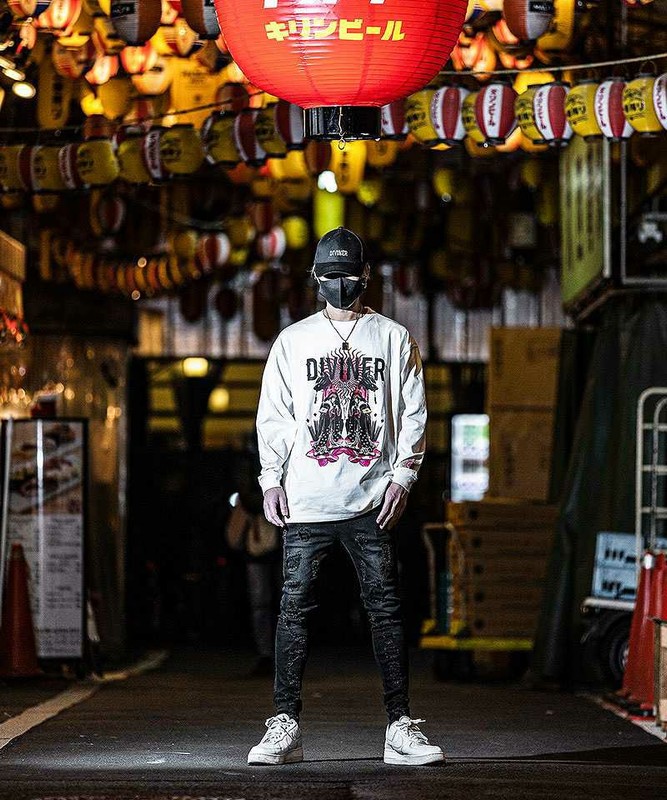 【DIVINER JAPAN】百鬼夜行TEE（ホワイト）