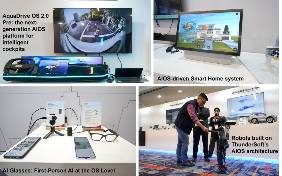 1 AquaDrive OS 2.0 Pre:インテリジェントコックピット向け次世代AIOSプラットフォーム
2 AIOS駆動のスマートホームシステム
3 AIグラス:OSレベルで実現する一人称視点AI
4 ThunderSoftのAIOSアーキテクチャを基盤とするロボット