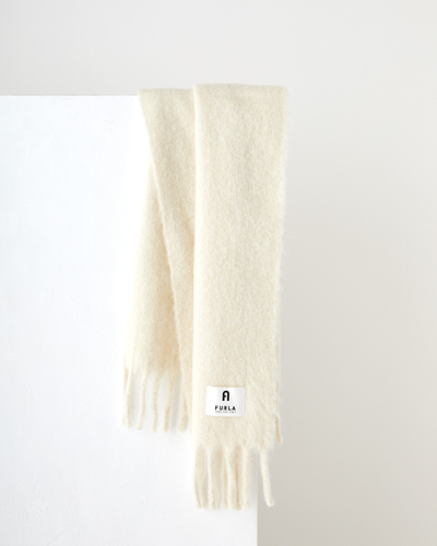 アルパカ混 ボリュームマフラー　　　　　　　　　          24-135-46032-20  　￥16,500　40&times;204cm