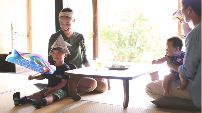 空におよぐ 室内飾り鯉のぼり07