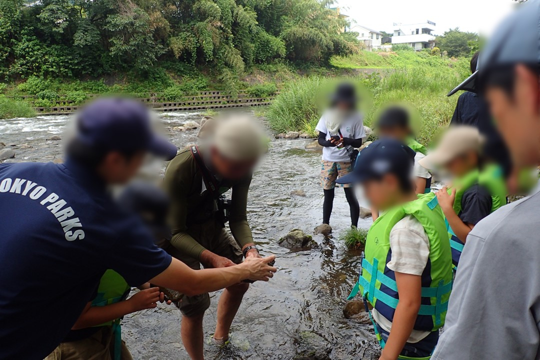 何を捕まえたのかな？