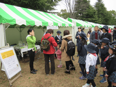 過去の防災展示の様子