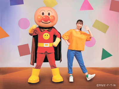 アンパンマンたちが登場するステージを毎日開催