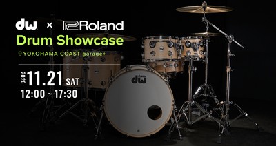 「DW × Roland Drum Showcase」 キービジュアル
