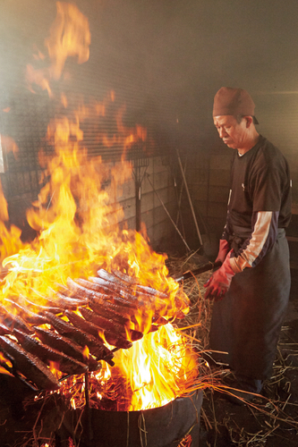藁焼きイメージ