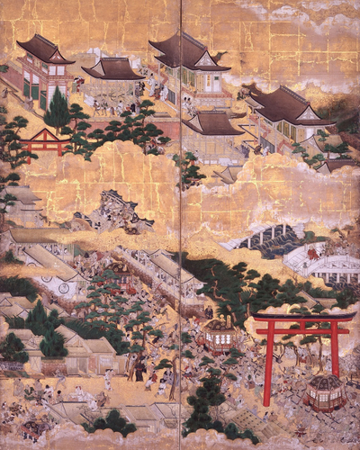 日吉山王祭礼図_部分_江戸時代_金地院蔵