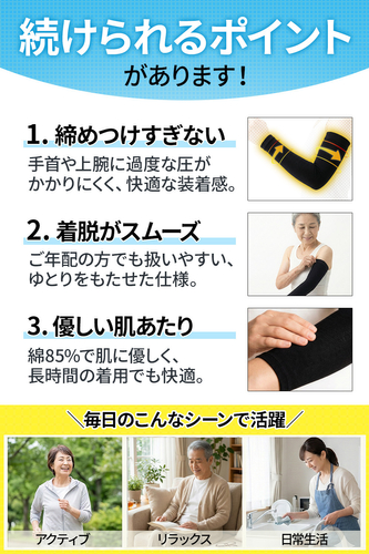 メディカルアームスリーブ 特長