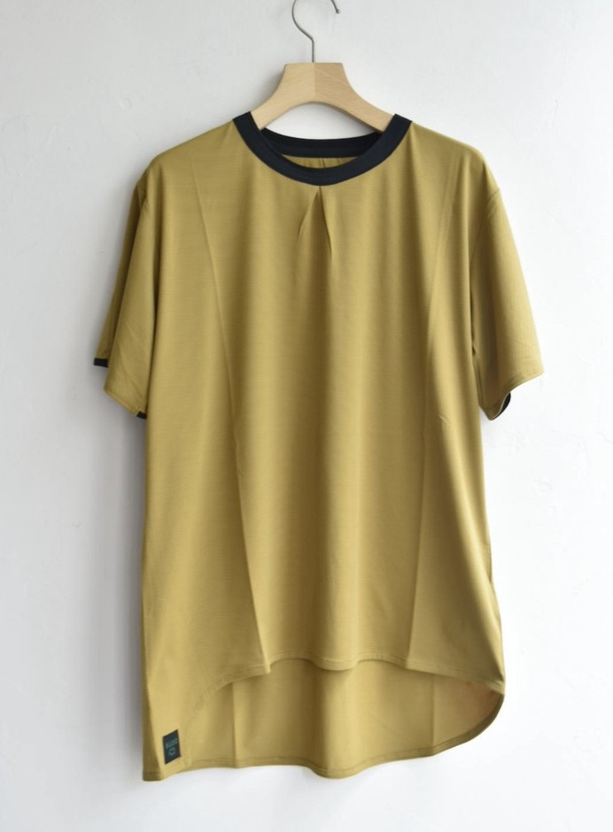 <Mountain Pass top Short_Sleeve> :yellow ocher