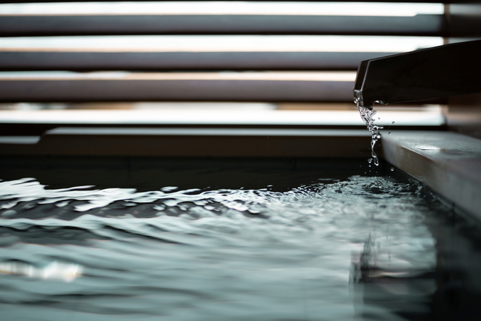 道後温泉引き湯の客室露天風呂