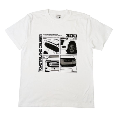 2401TY01-19 LAND CRUISER 300プリントTEE