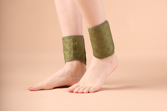 ▲発熱ウォーマー キルト 足くび用