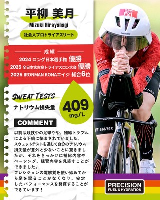 プレシジョンサポート　平柳美月選手