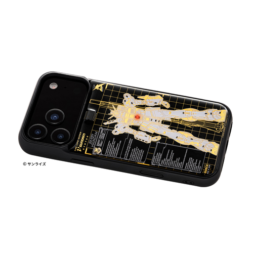 FLASH  「RX-93ff &nu;ガンダム」 基板アート iPhone 17Pro Maxケース　ななめ