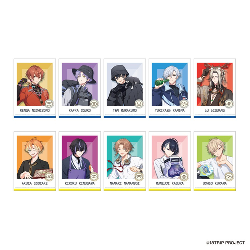 ▲チェキ風カード　前半(全10種)　配布期間：11/7	(金)～11/22(土)